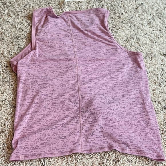 Lululemon Breeze Through Twist Tank Top Pink Rose Blush 6 Pullover Cropped - Picture 7 of 9